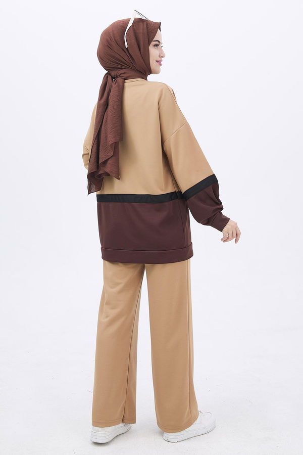 Tunik Pantolon Kahverengi - 11059