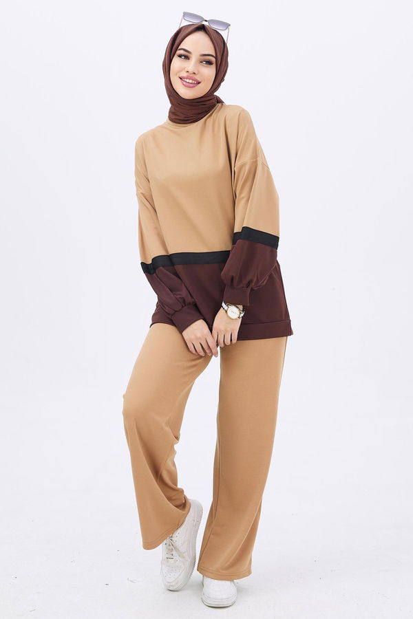 Tunik Pantolon Kahverengi - 11059