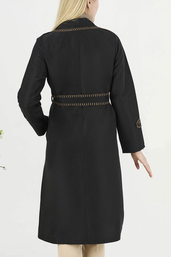 Trençkot Siyah - 21678