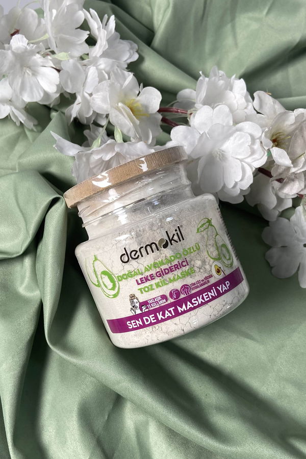 çok Renkli DERMOKİL Sen de Kat Kendi Maskeni Kendin Yap Avokado Yağı Kil Maskesi 220 ml - 21726
