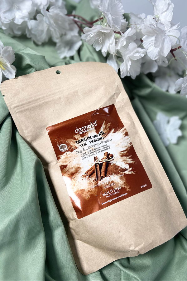 çok Renkli DERMOKİL Natural Skin Tarçın & Kil Toz Peeling 200 ml - 21733 ÇOK RENKLİ