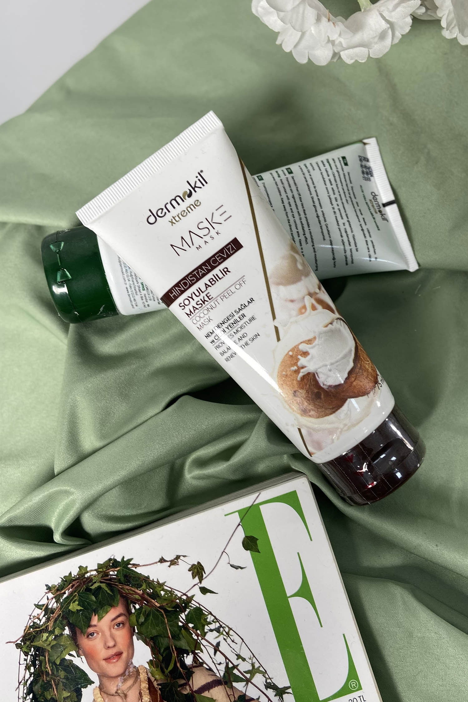 çok Renkli DERMOKİL Hindistan Cevizi Soyulabilir Yüz Maskesi 75 ml - 21738 ÇOK RENKLİ