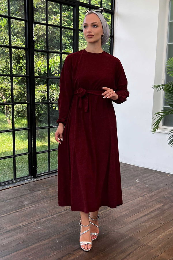 Havlu Elbise Bordo - 21313 BORDO