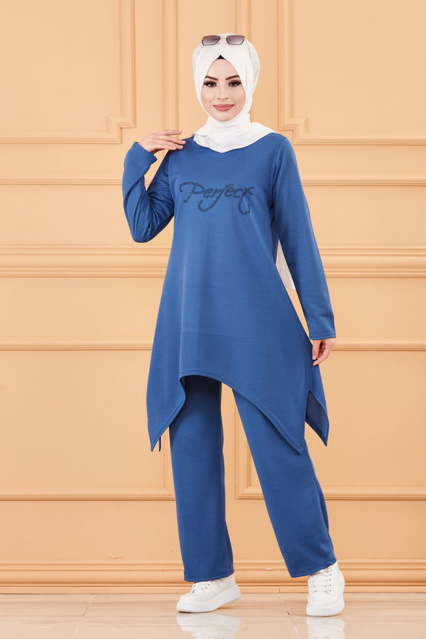 TUNIK PANTOLON Mavi - 3664 MAVİ