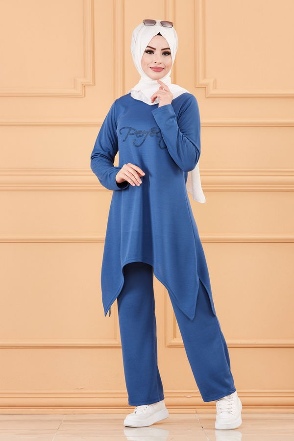 TUNIK PANTOLON Mavi - 3664 MAVİ