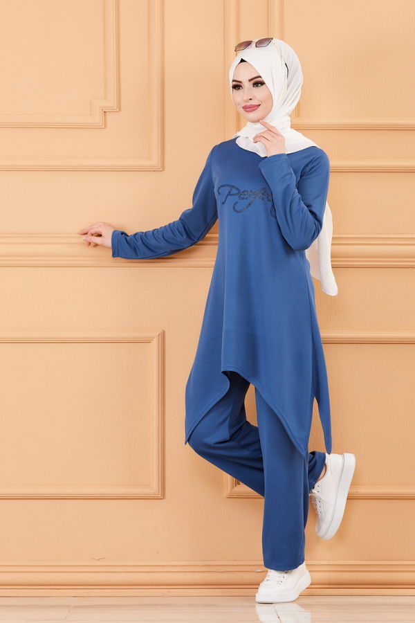 TUNIK PANTOLON Mavi - 3664 MAVİ