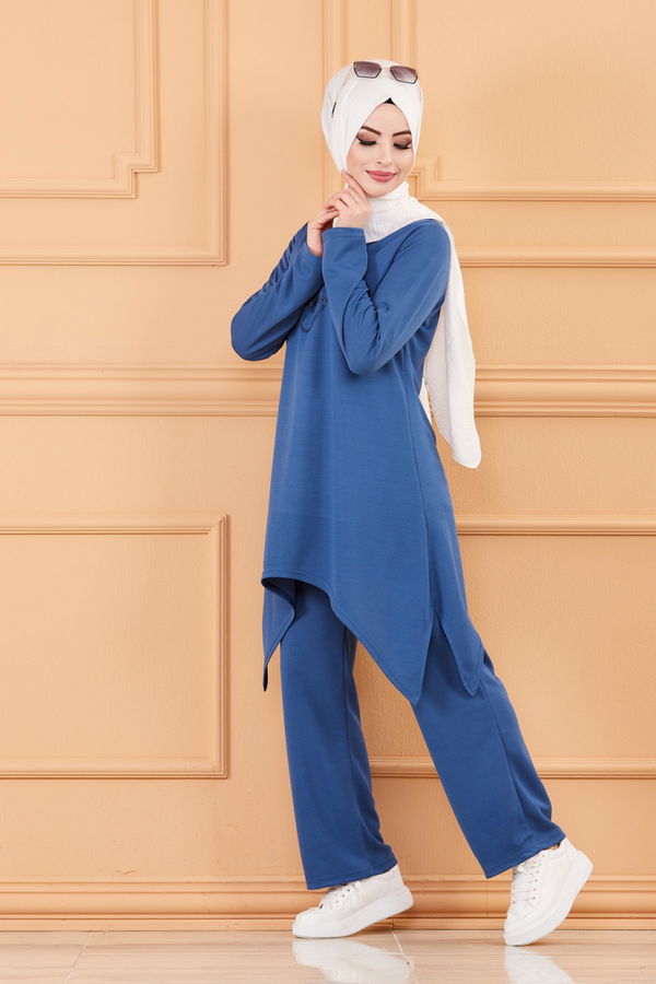 TUNIK PANTOLON Mavi - 3664 MAVİ