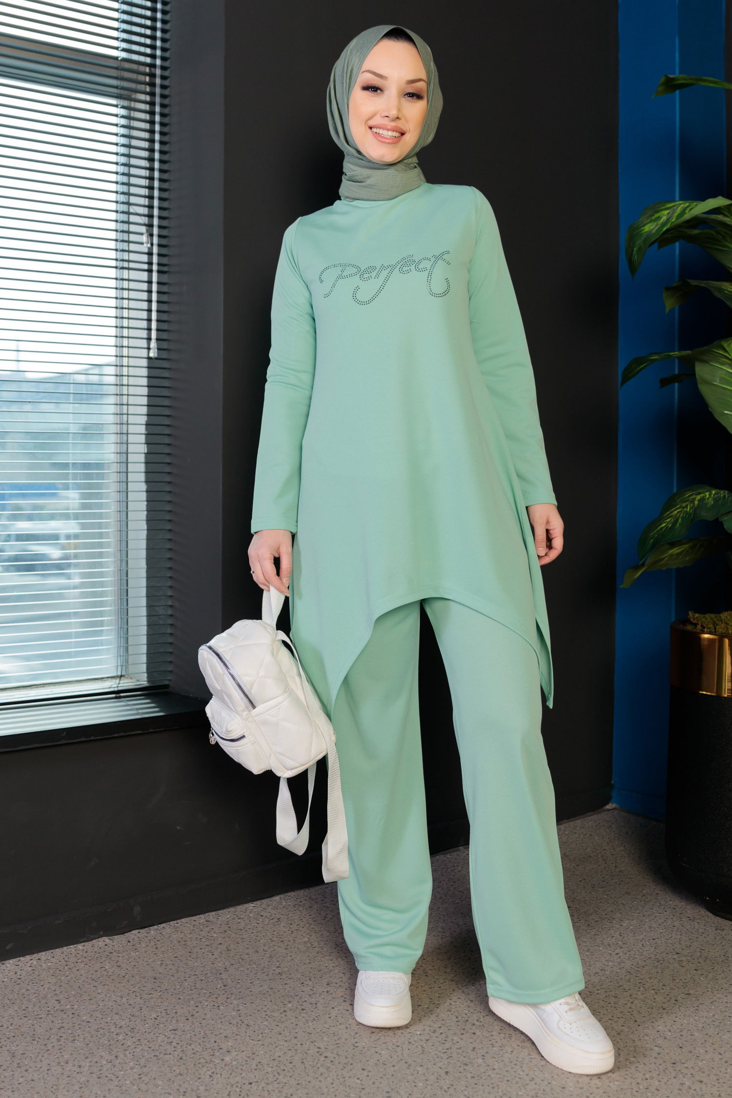 TUNIK PANTOLON Yeşil - 3664
