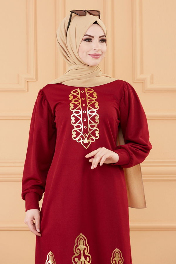 TUNIK PANTOLON Bordo - 3645