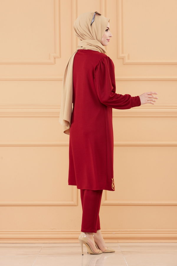 TUNIK PANTOLON Bordo - 3645