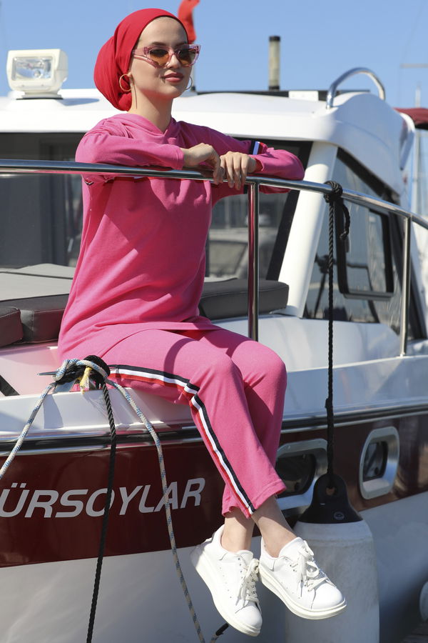 Tunık Pantolon Pembe - 2796