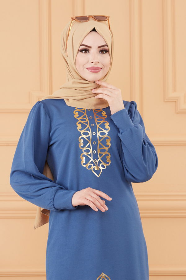 TUNIK PANTOLON Mavi - 3645 MAVİ