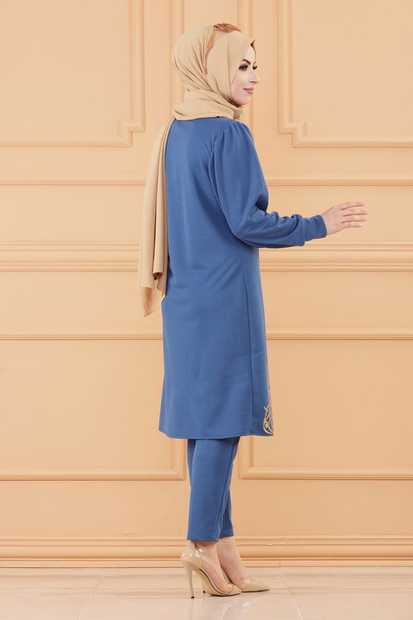TUNIK PANTOLON Mavi - 3645 MAVİ
