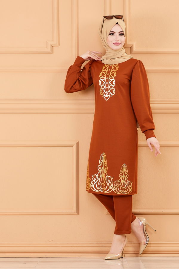 TUNIK PANTOLON Kiremit - 3645
