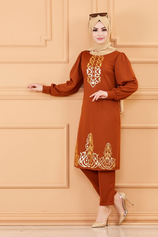 TUNIK PANTOLON Kiremit - 3645