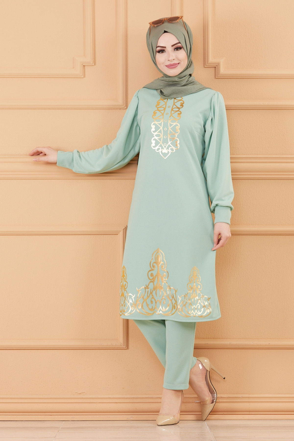 TUNIK PANTOLON Yeşil - 3645