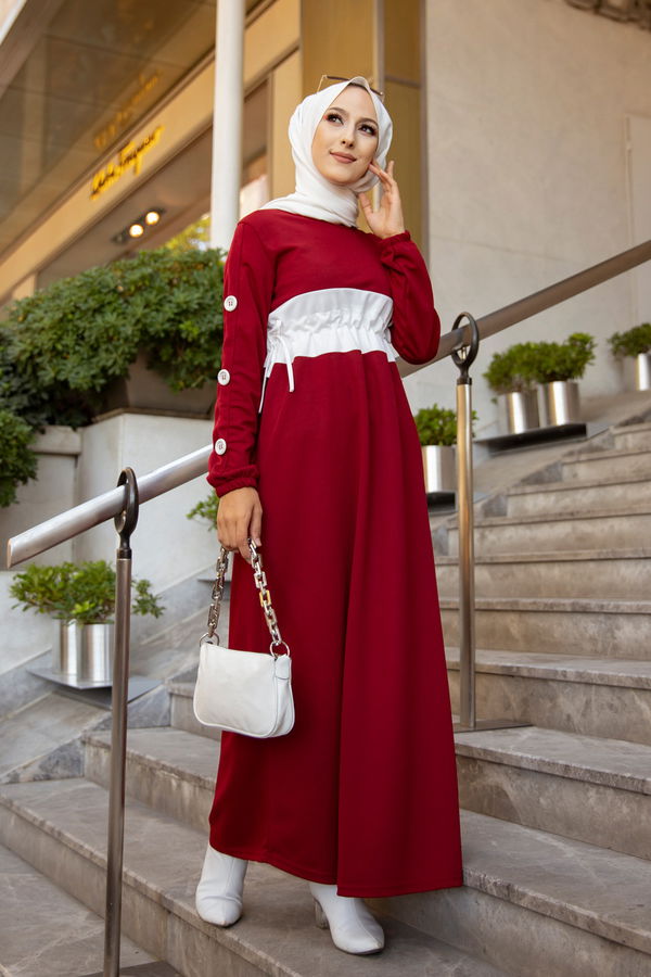ELBISE Bordo - 3280 BORDO