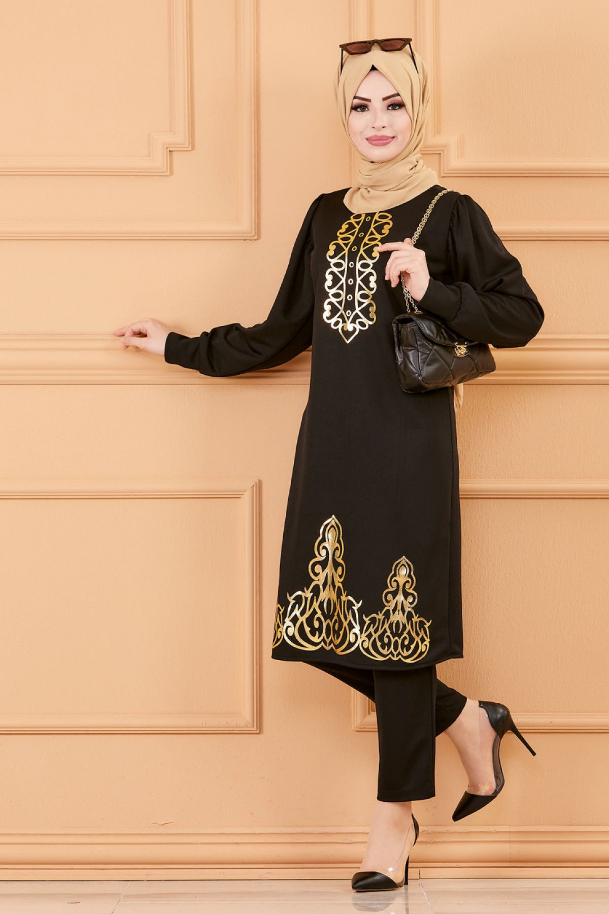 TUNIK PANTOLON Siyah - 3645