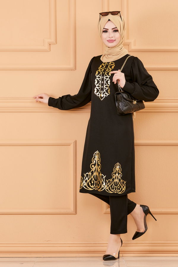 TUNIK PANTOLON Siyah - 3645