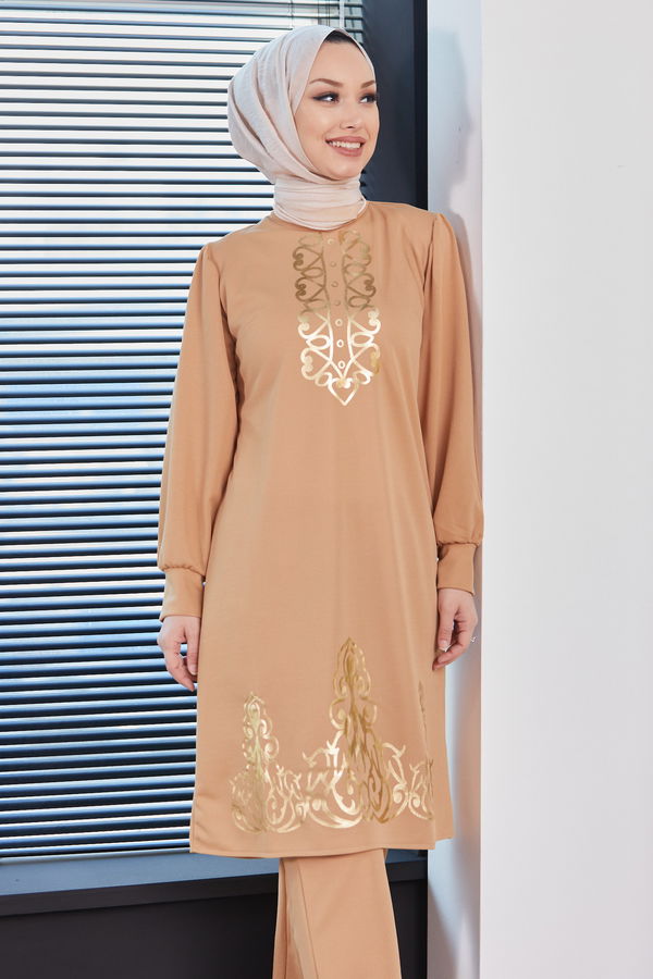 TUNIK PANTOLON Vizon - 3645