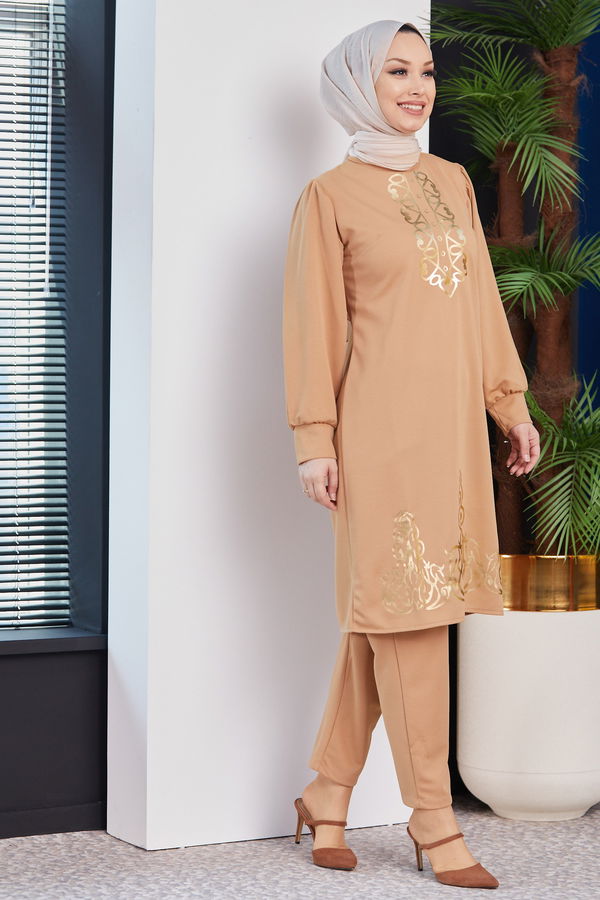 TUNIK PANTOLON Vizon - 3645