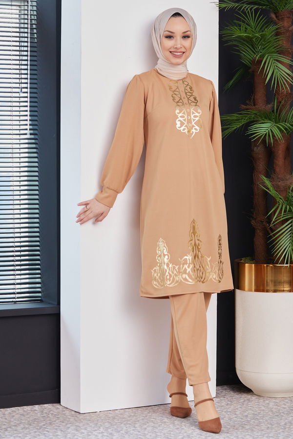 TUNIK PANTOLON Vizon - 3645