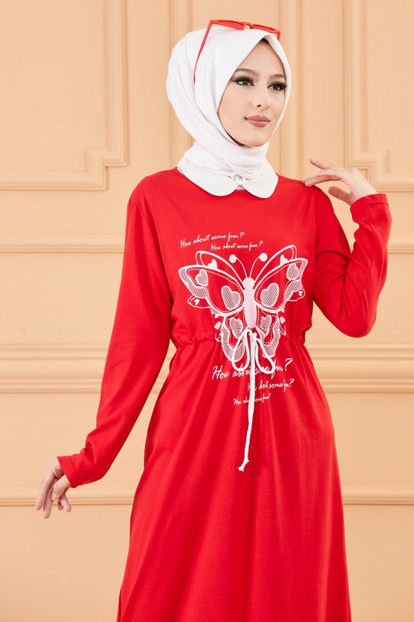 ELBISE Kırmızı - 3676 Kırmızı