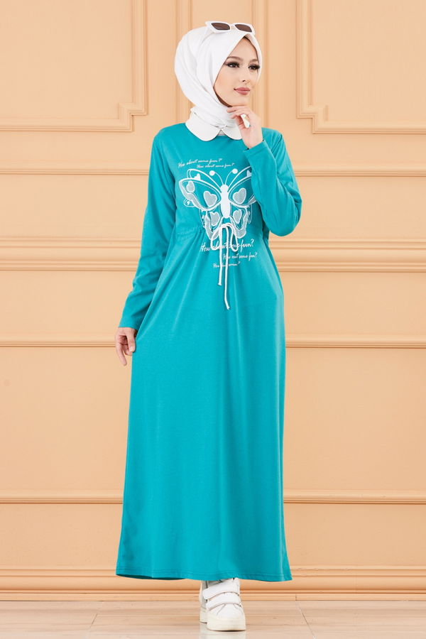 ELBISE Yeşil - 3676 YEŞİL