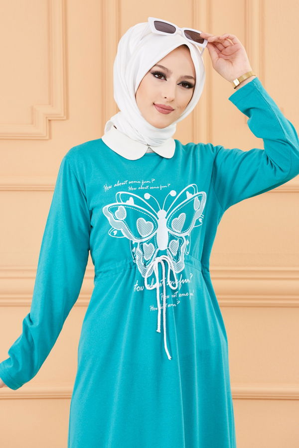 ELBISE Yeşil - 3676 YEŞİL
