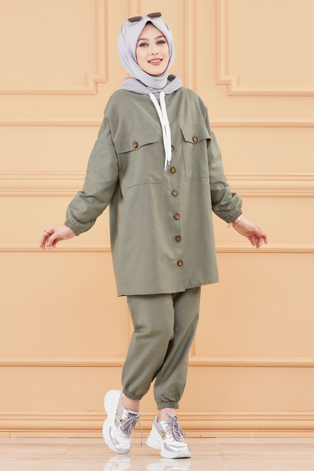 Tunık Pantolon Haki - 3535 HAKİ