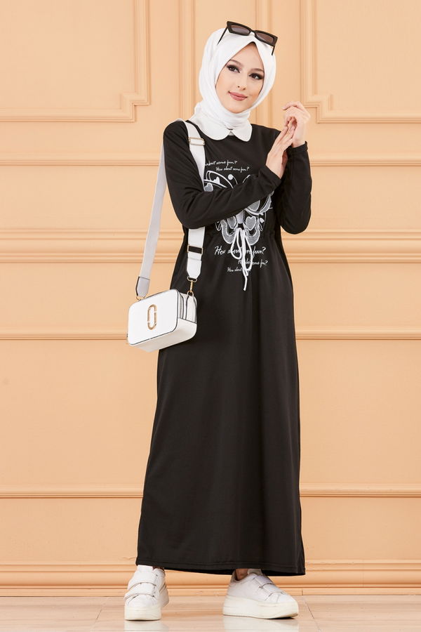 ELBISE Siyah - 3676 SİYAH