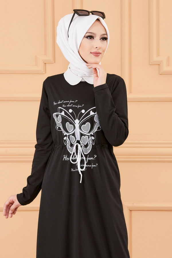 ELBISE Siyah - 3676 SİYAH