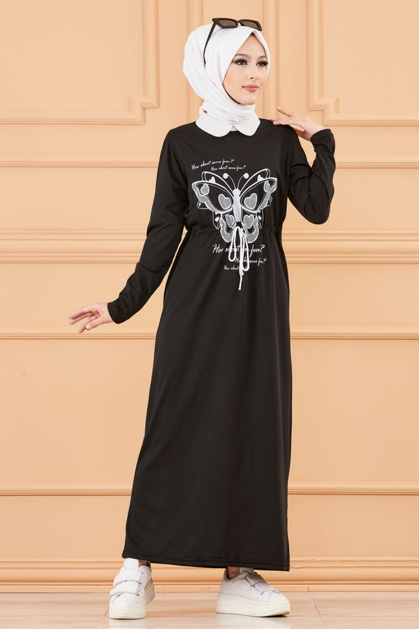 ELBISE Siyah - 3676 SİYAH