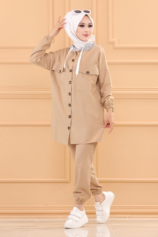 Tunık Pantolon Bej - 3535 BEJ