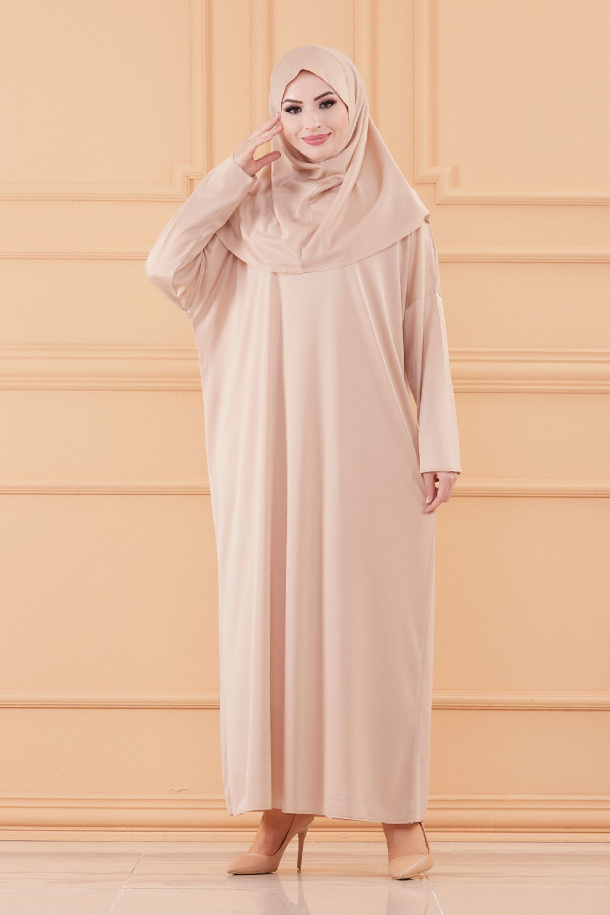 NAMAZ ELBISESI Bej - 3691 BEJ