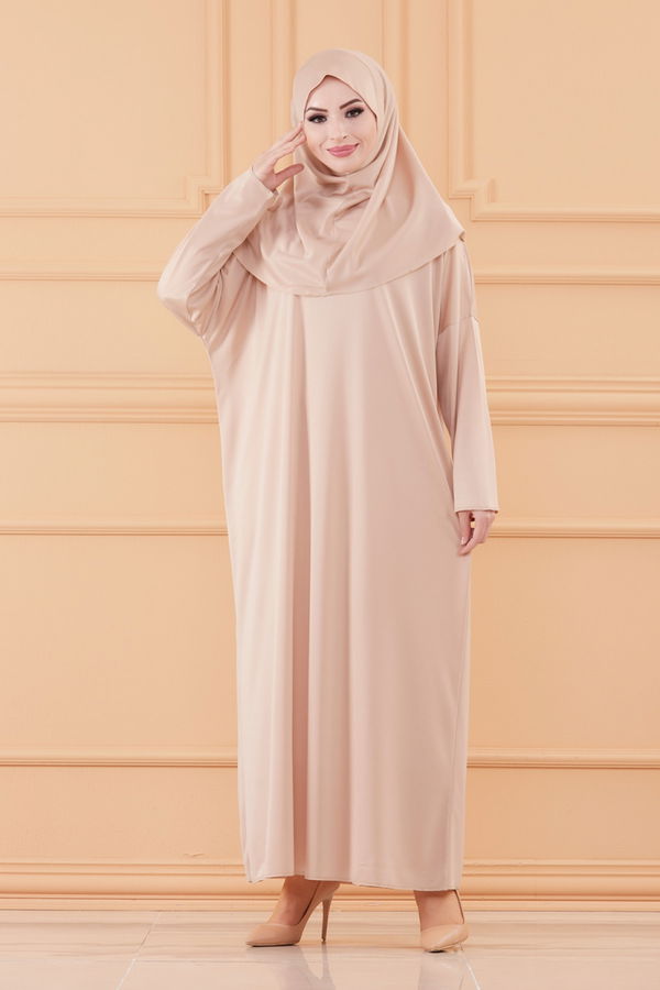 NAMAZ ELBISESI Bej - 3691 BEJ