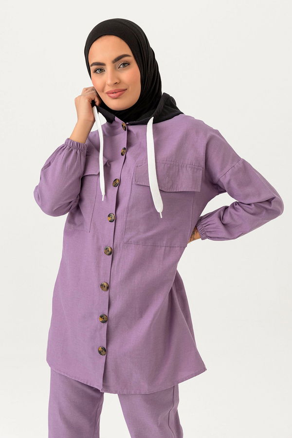 Tunık Pantolon Mor - 3535 MOR