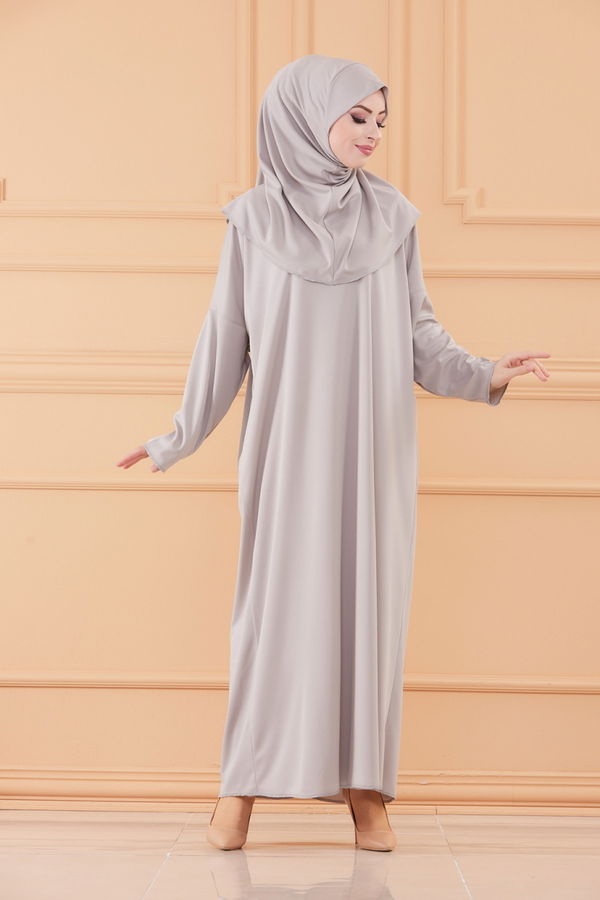 NAMAZ ELBISESI Gri - 3691