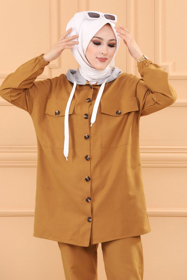 Tunık Pantolon Taba - 3535 TABA