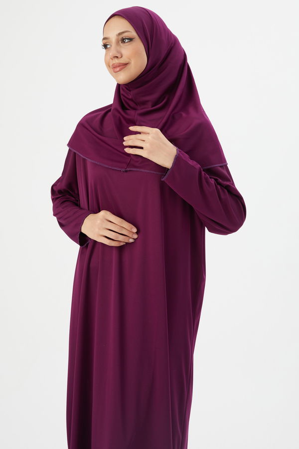NAMAZ ELBISESI Mor - 3691