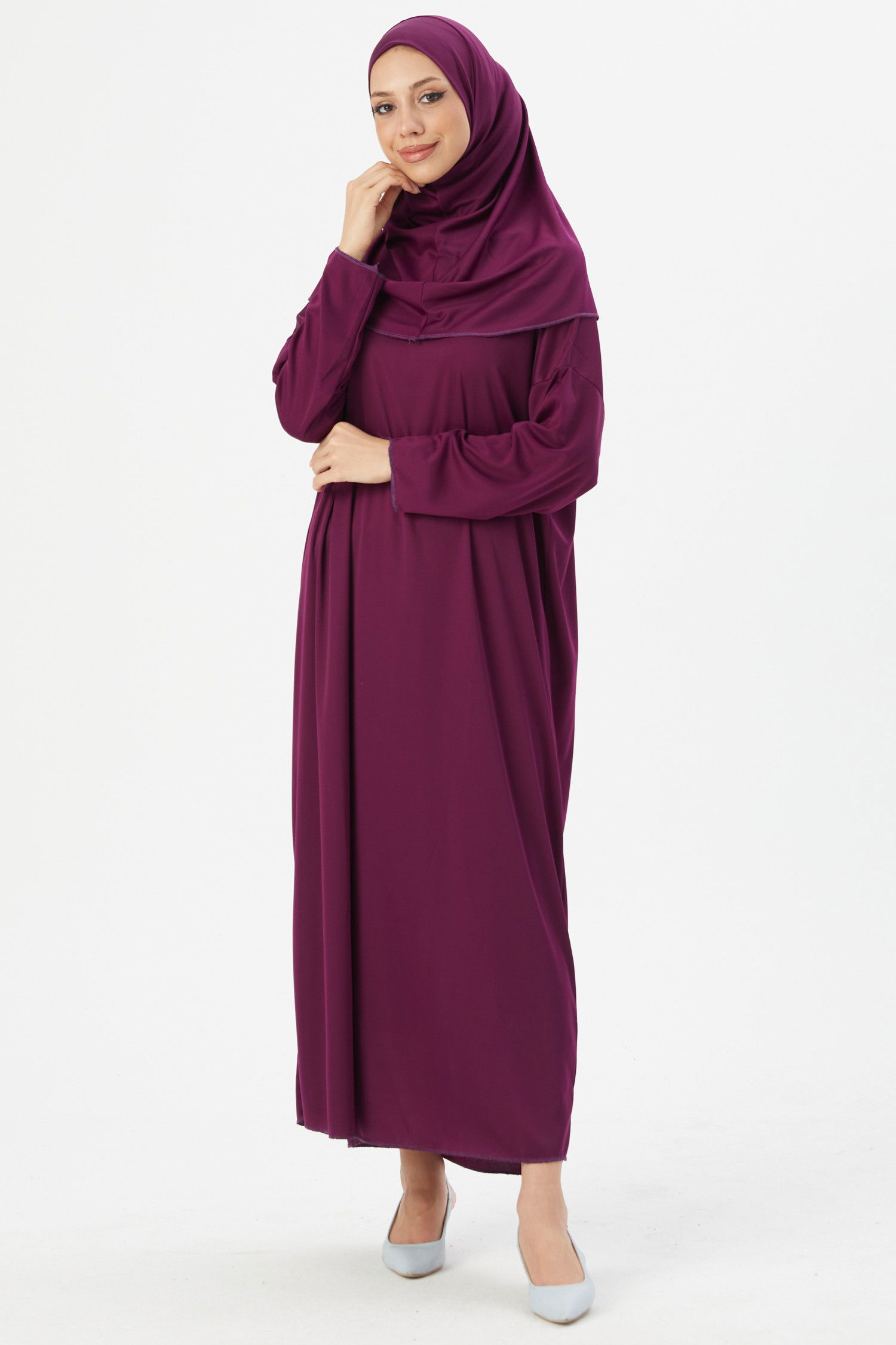 NAMAZ ELBISESI Mor - 3691
