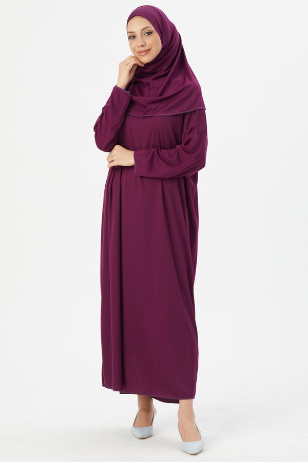 NAMAZ ELBISESI Mor - 3691