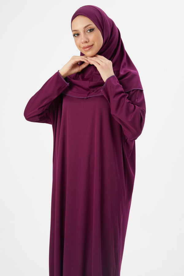 NAMAZ ELBISESI Mor - 3691