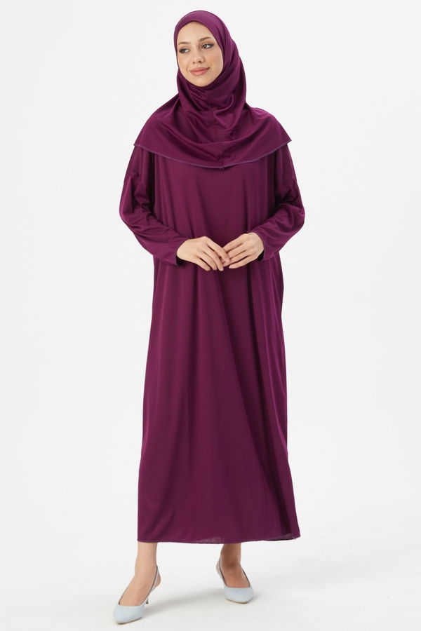 NAMAZ ELBISESI Mor - 3691