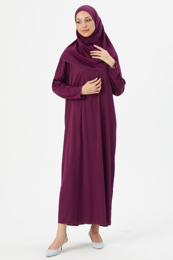 NAMAZ ELBISESI Mor - 3691