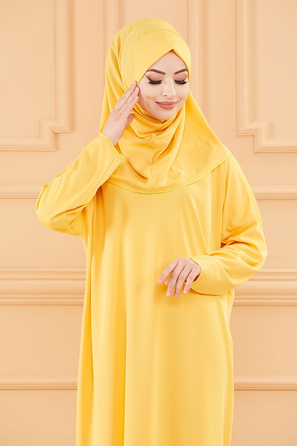 NAMAZ ELBISESI Sarı - 3691