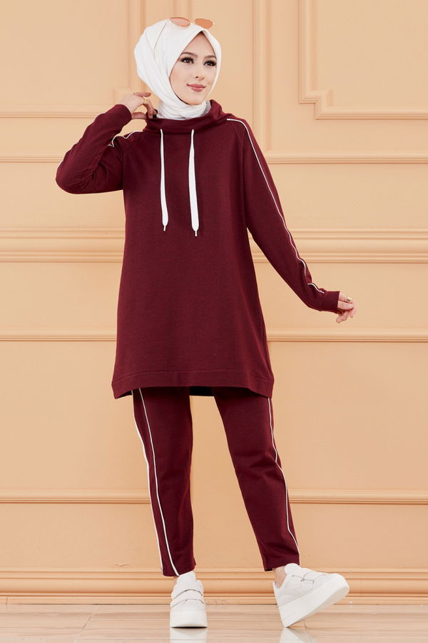 TUNIK PANTOLON Bordo - 3540 BORDO