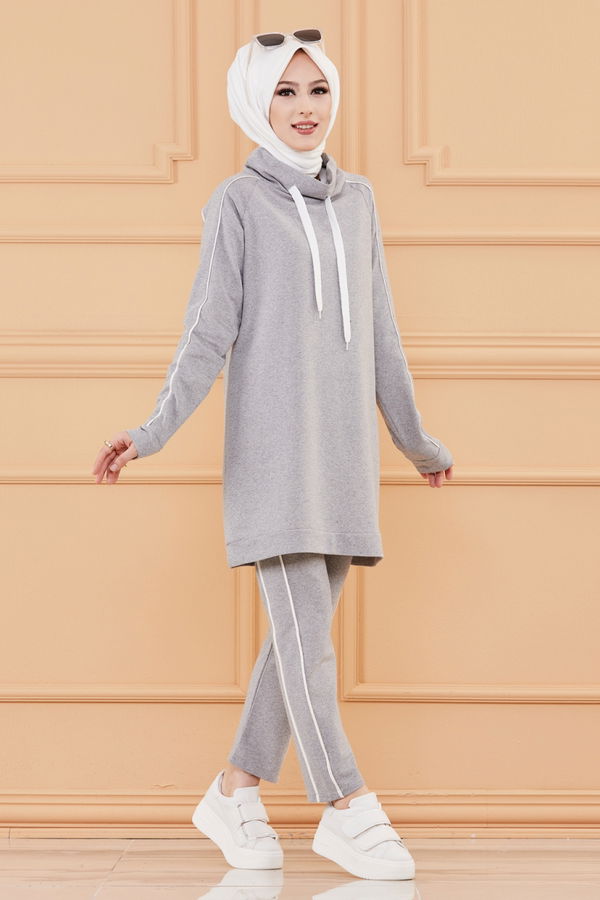 TUNIK PANTOLON Gri - 3540