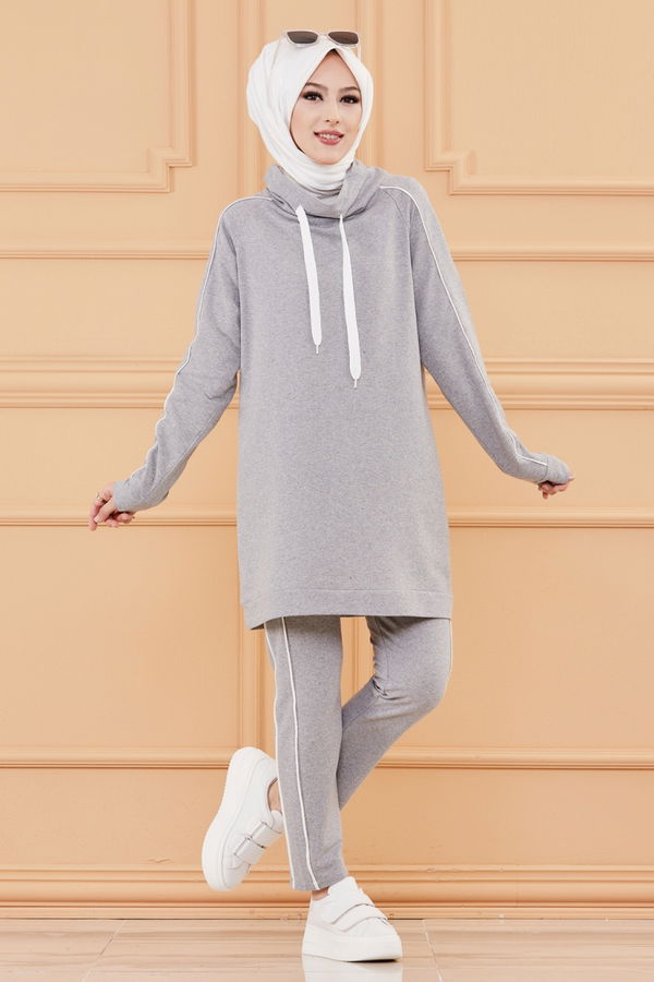 TUNIK PANTOLON Gri - 3540