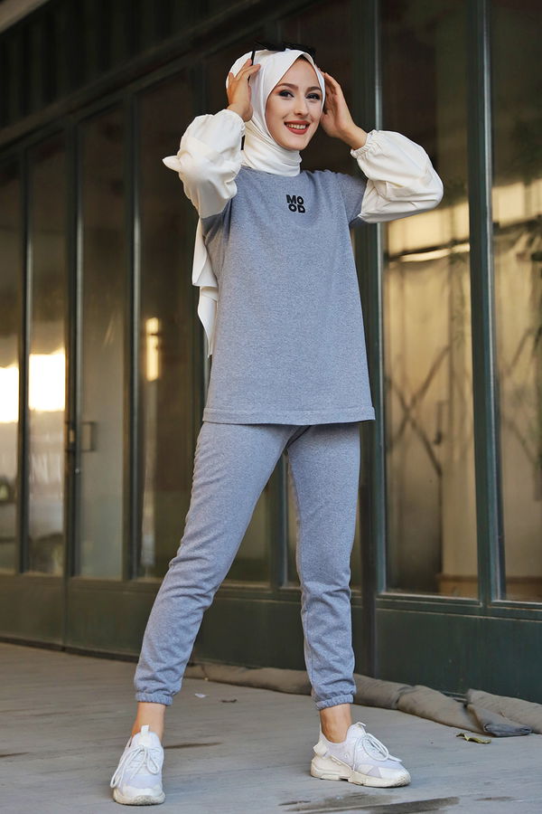 TUNIK PANTOLON Gri - 3087 GRİ